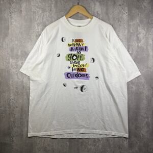 Vintage Shoebox "If We Weren't Meant to Golf" White Golf Tee XX-L